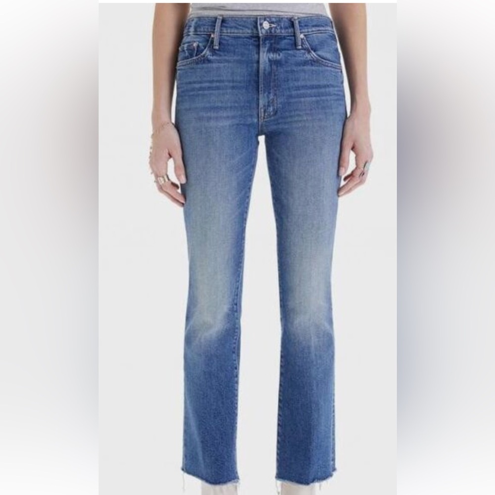 Mother Denim The Insider Ankle Fray – Beyond The Sky | Size 27